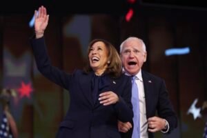 Vice President Kamala Harris and Minnesota Gov. Tim Walz